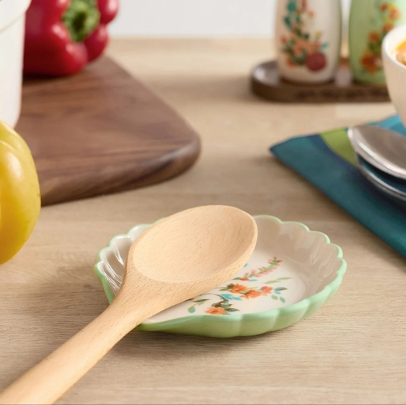 💜 New Pioneer Woman Stoneware Spoon Rest - Picture 8 of 8